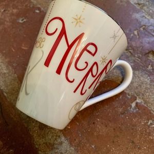 LENOX Eat Drink & Be Merry Collection Coffee Mug Christmas Collection LENOX